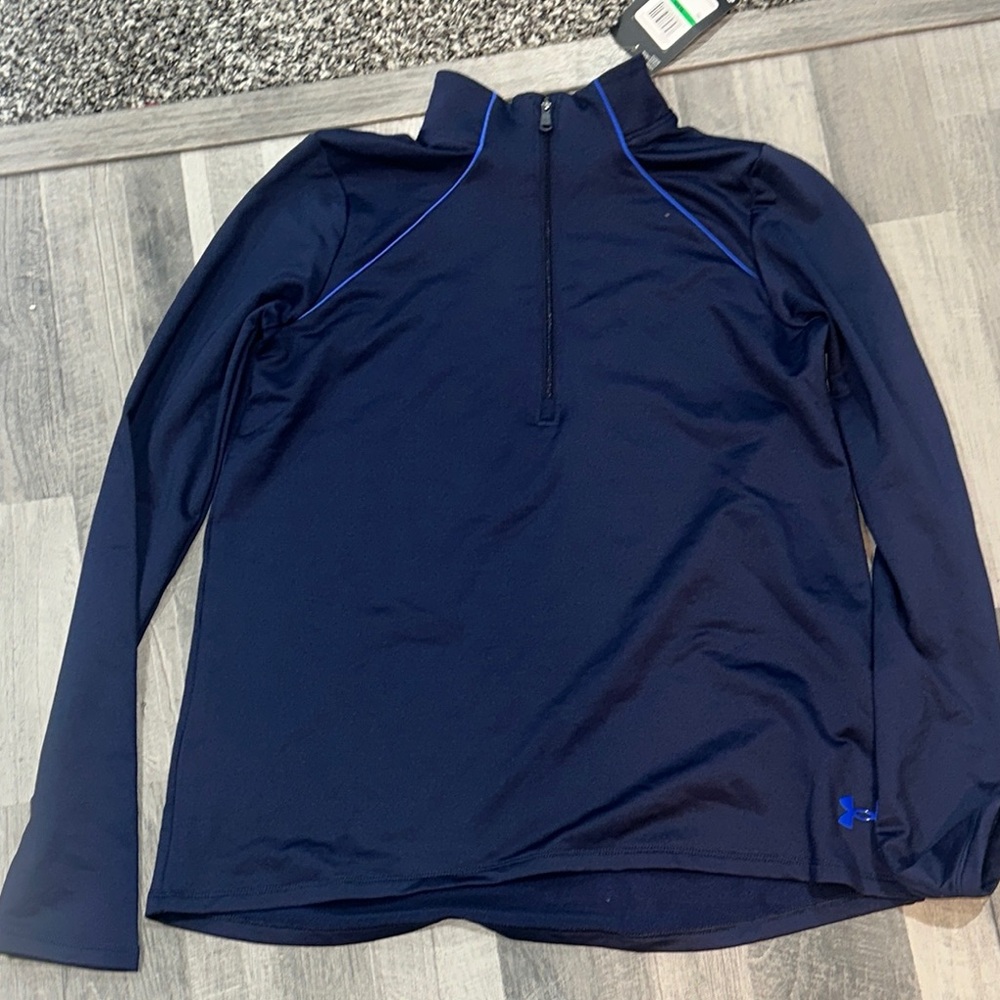 Under Armour Navy Blue Long Sleeve Pullover